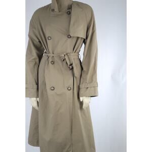 Ramosport Button Down Double Breasted Belted Trench Coat Women’s Size S